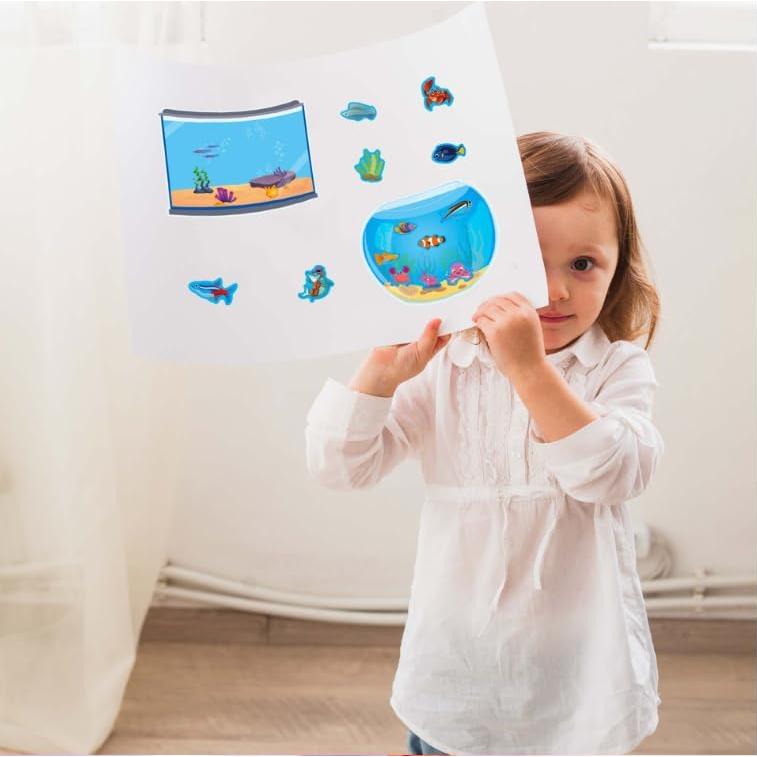 32 Pegatinas Acuario MARAI para 100 Días de Escuela - Manualidades