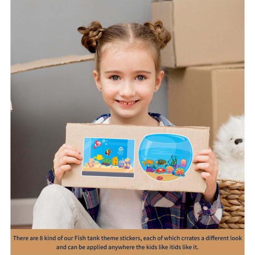 32 Pegatinas Acuario MARAI para 100 Días de Escuela - Manualidades