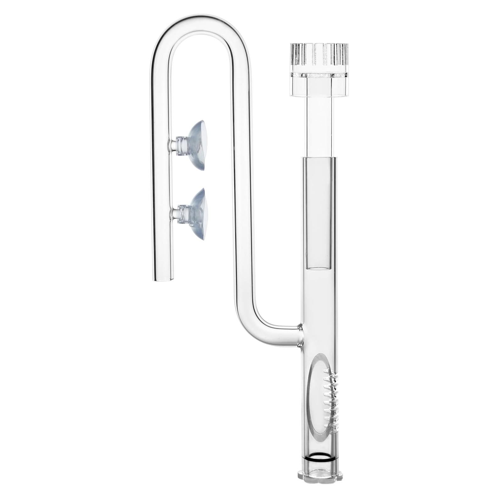 Tubo de Lirio de Vidrio JARDLI con Skimmer 13mm para Acuario