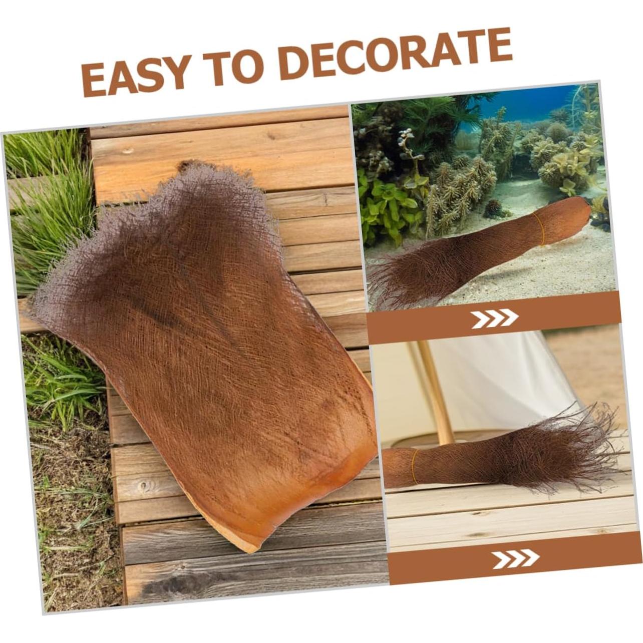 5 Hojas de Corteza de Palma Natural UKCOCO para Jardín