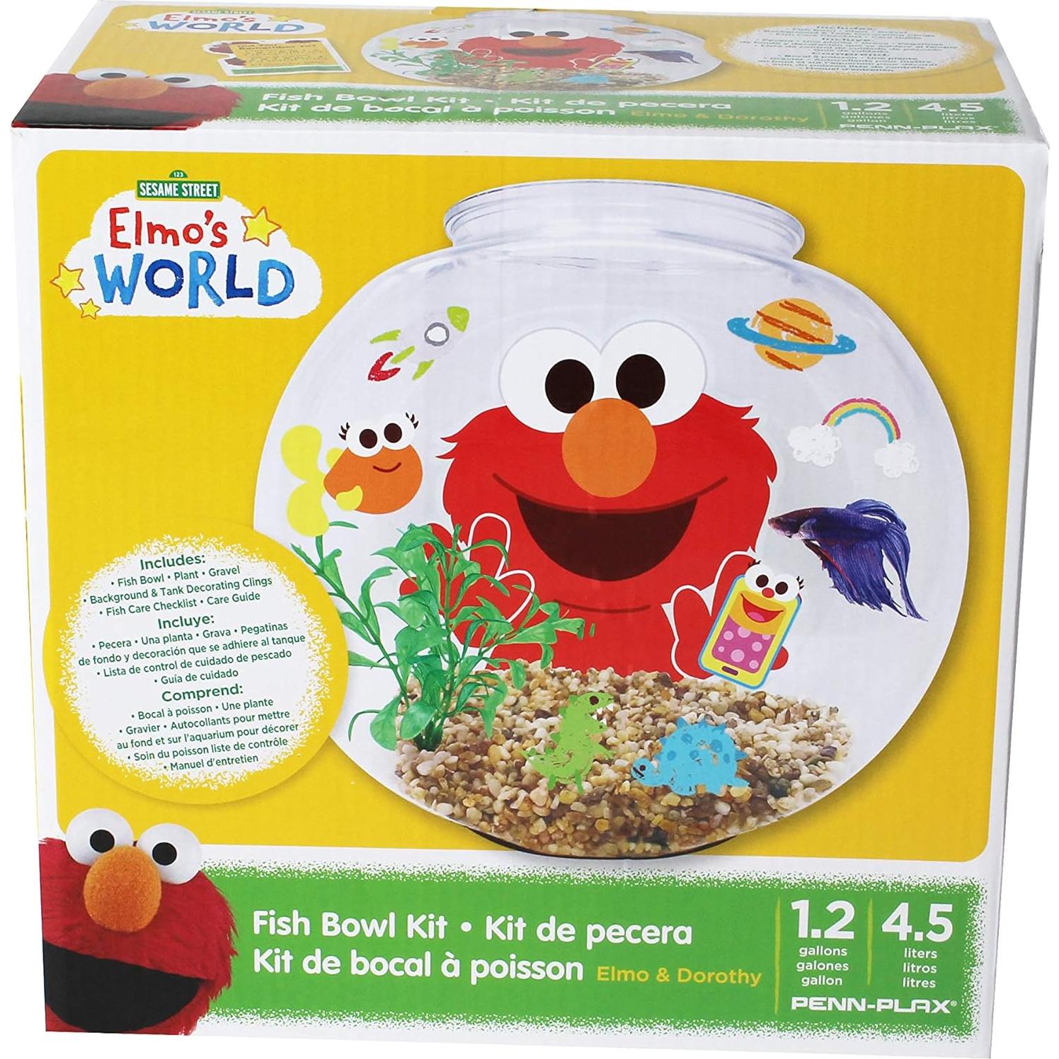 Kit de Acuario Elmo's World Penn-Plax 4.54L para Niños