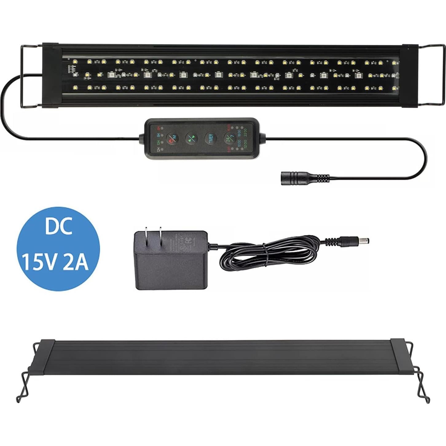 Luz LED para Acuario OYO WATER 50-70 cm con Temporizador 24/7