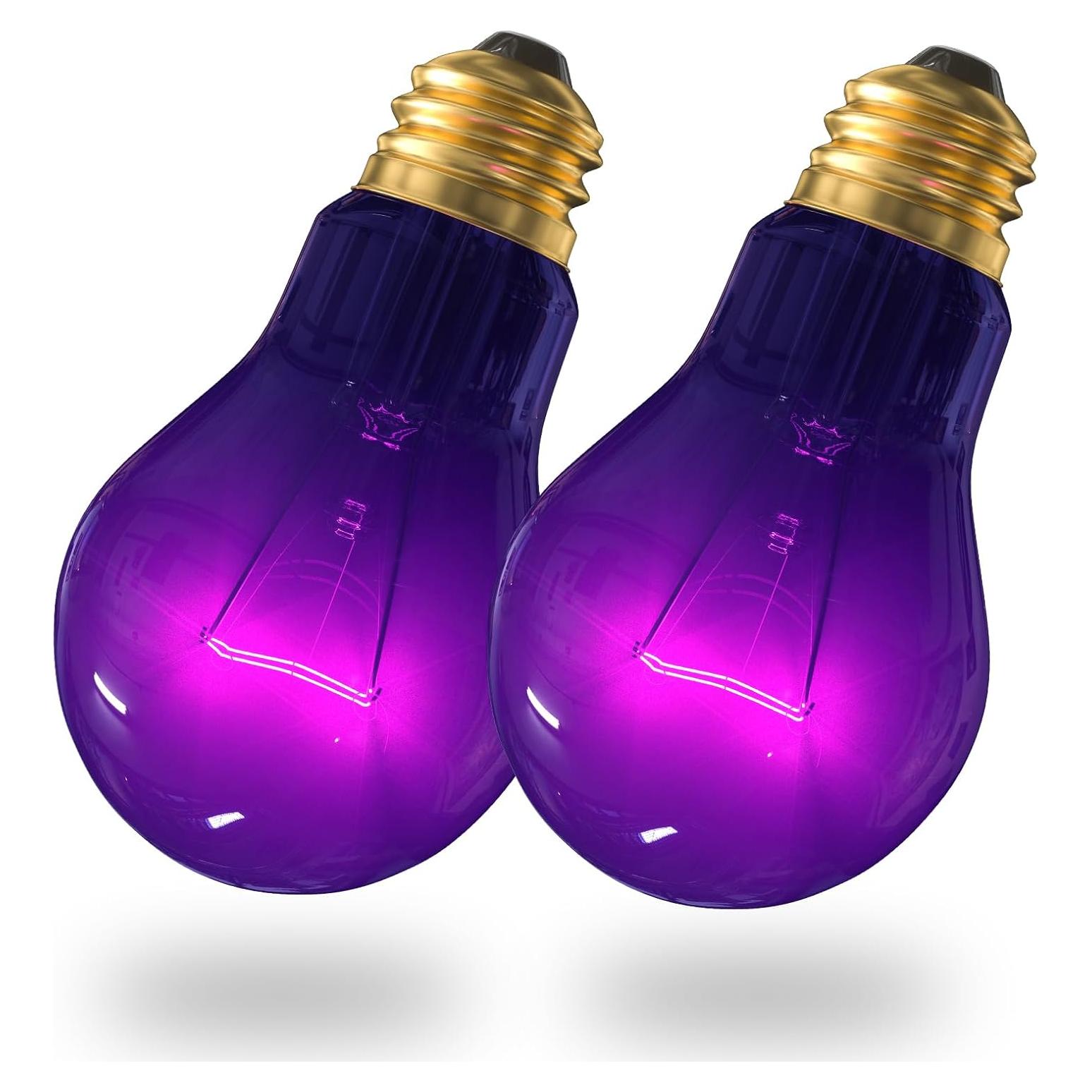 Bombillas de Calor Nocturna 100W Lustaled para Reptiles - 2 Paquete