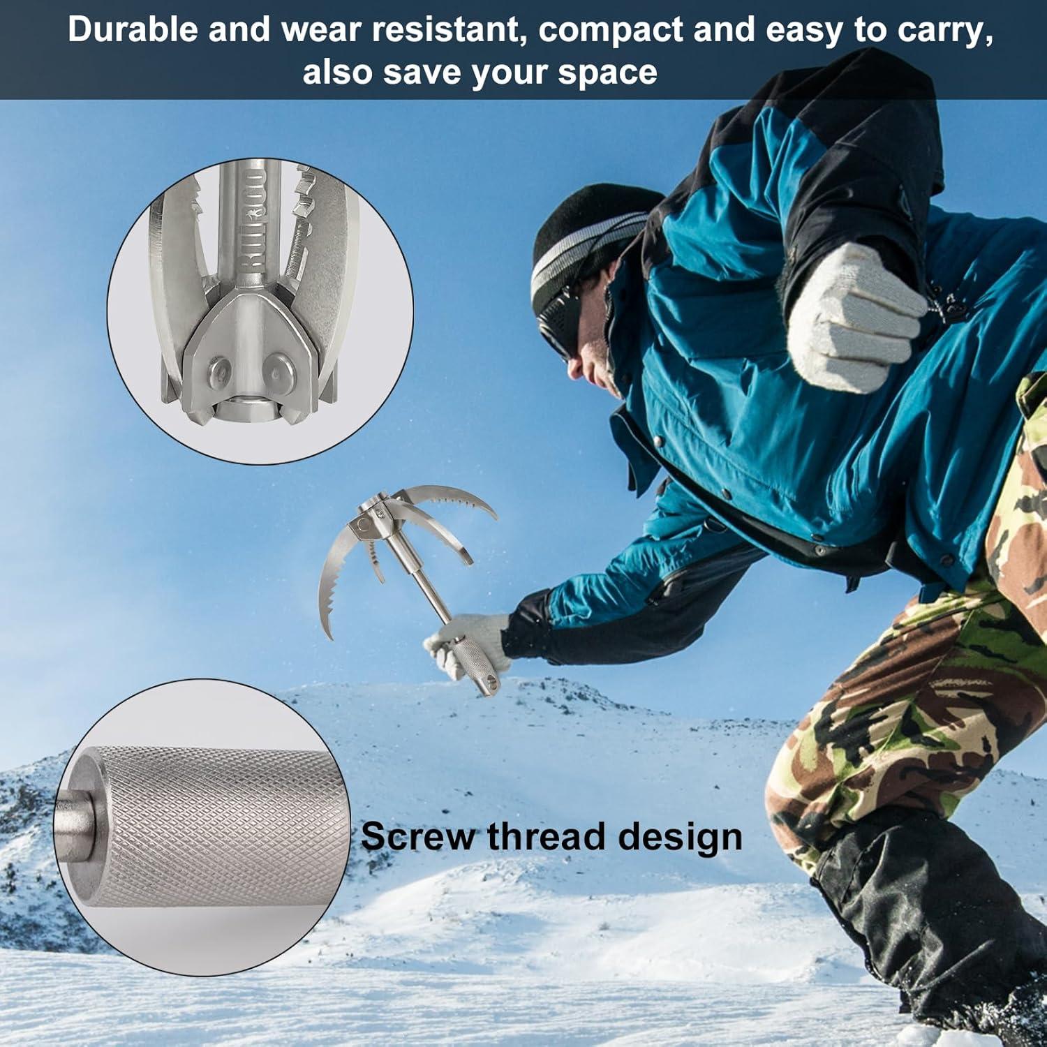 Gancho de Grappling Ruipoo Plegable 4 Garras 500 kg