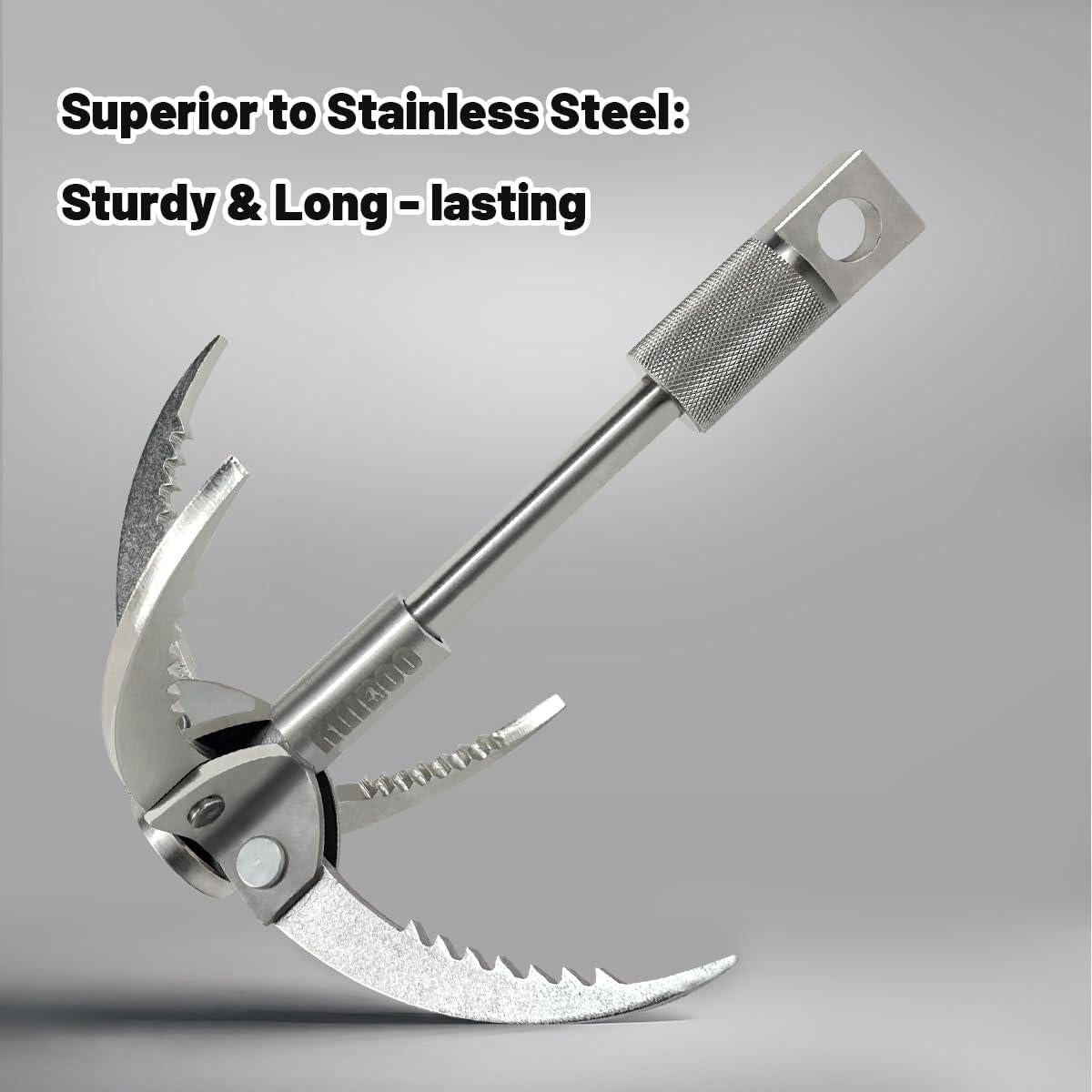 Gancho de Grappling Ruipoo Plegable 4 Garras 500 kg