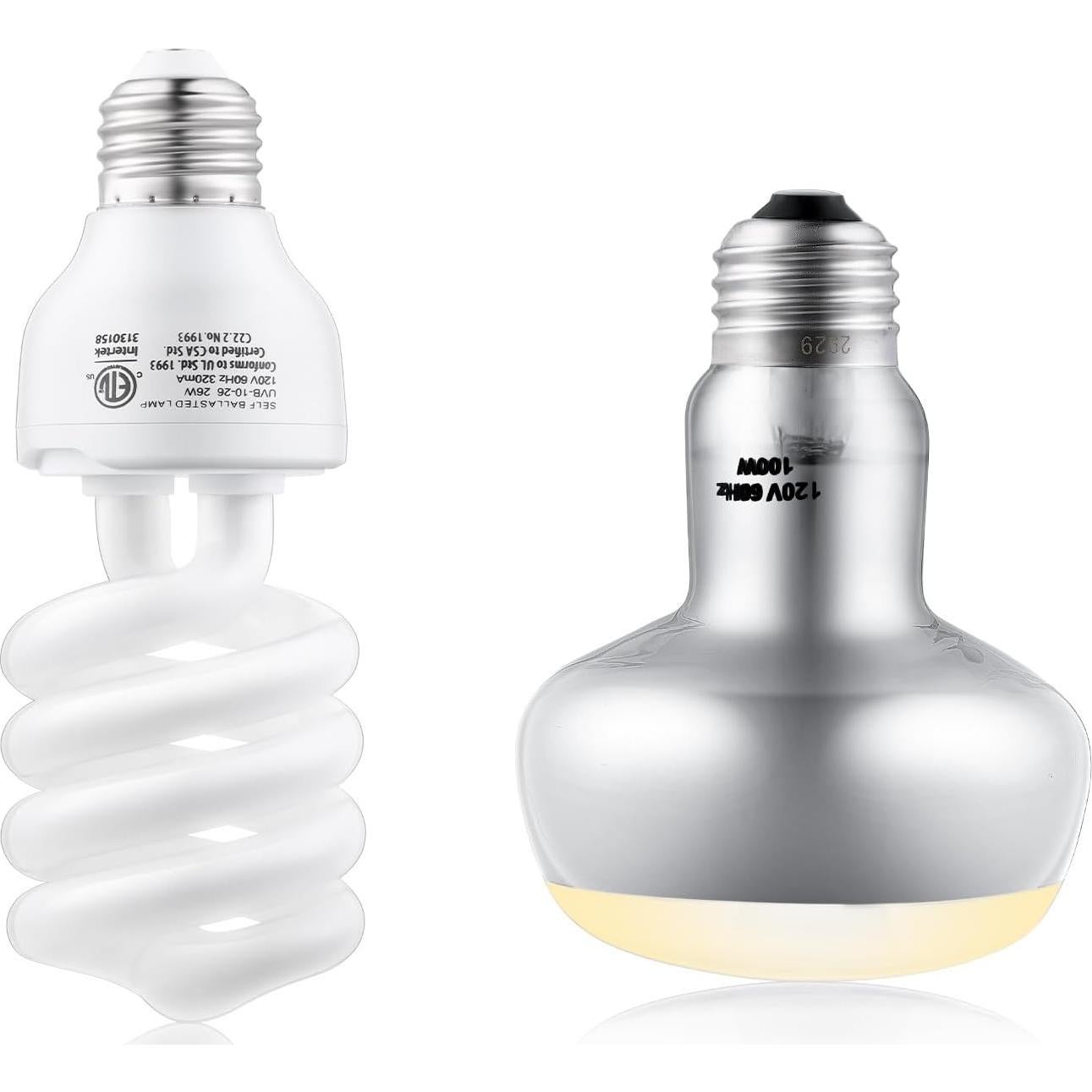 Paquete Bombillas Calor UVA 100W + UVB 26W 10.0 DXOPHIEX