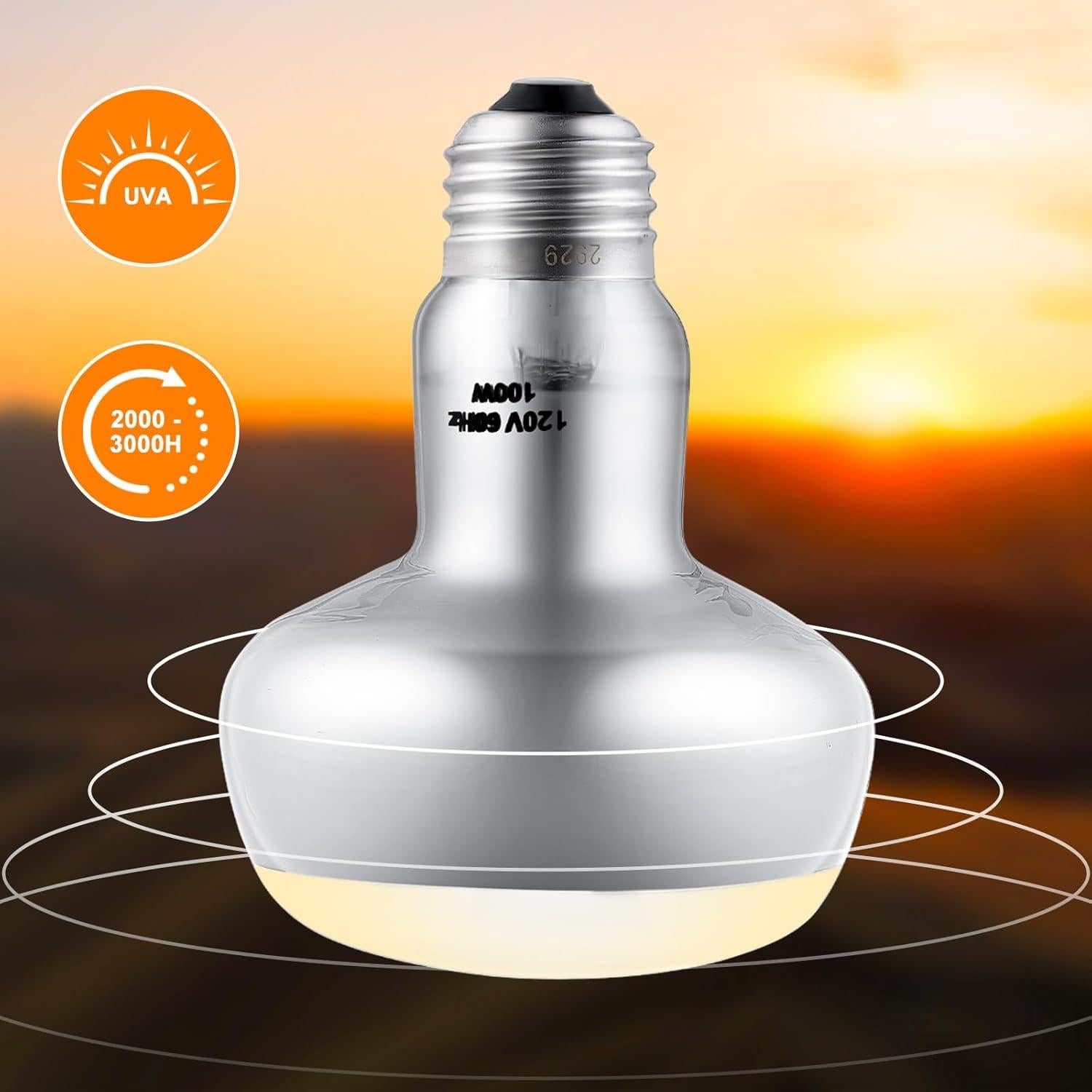 Paquete Bombillas Calor UVA 100W + UVB 26W 10.0 DXOPHIEX