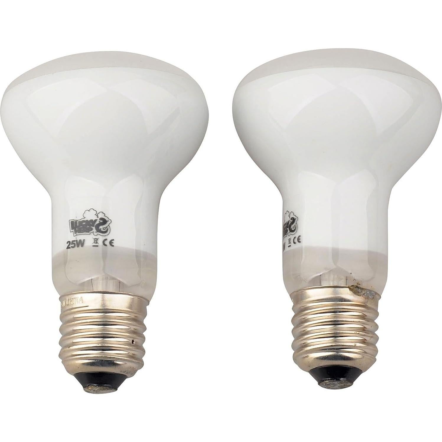 Lámpara de Calor para Reptiles Lucky Herp 25W Paquete de 2