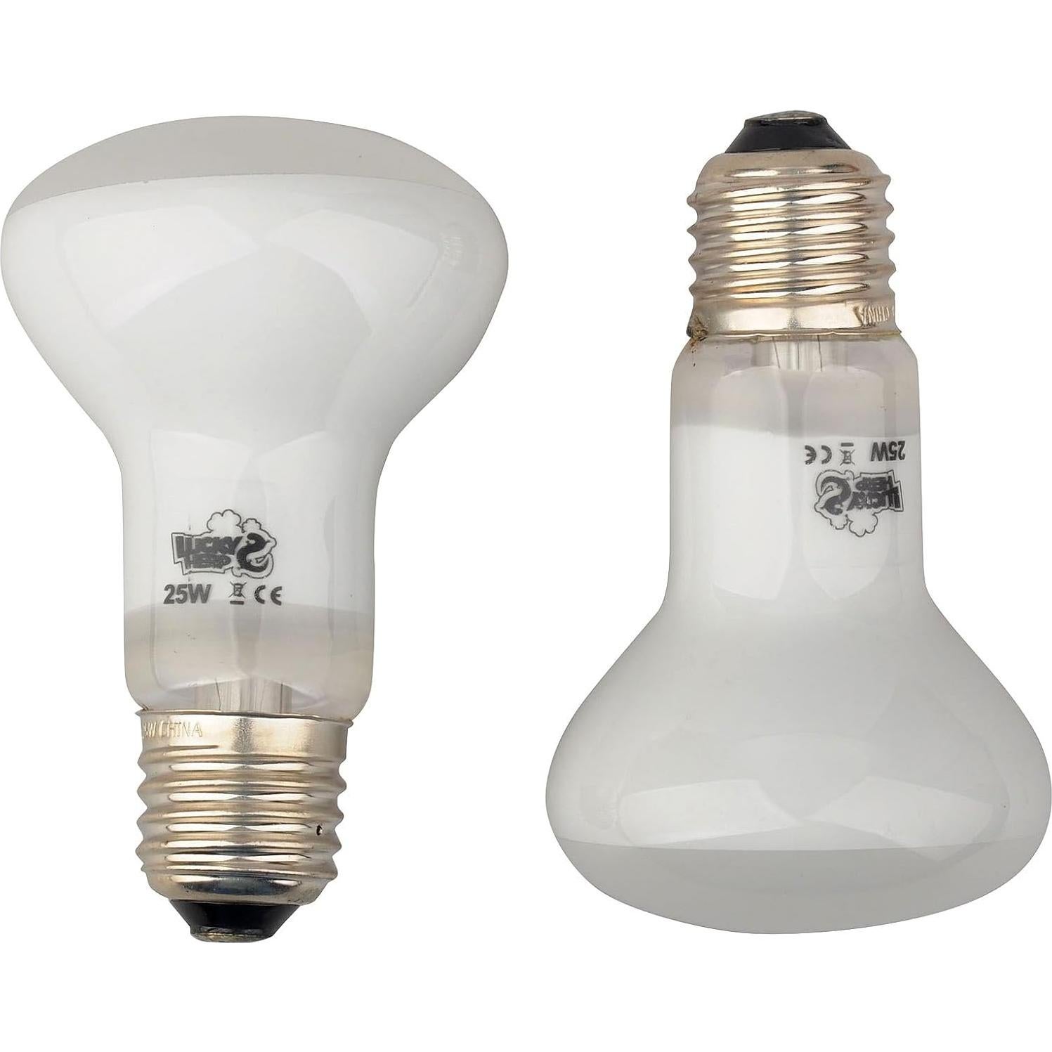 Lámpara de Calor para Reptiles Lucky Herp 25W Paquete de 2