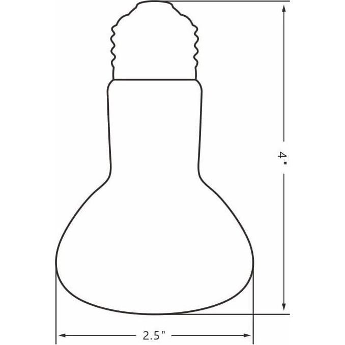 Lámpara de Calor para Reptiles Lucky Herp 25W Paquete de 2