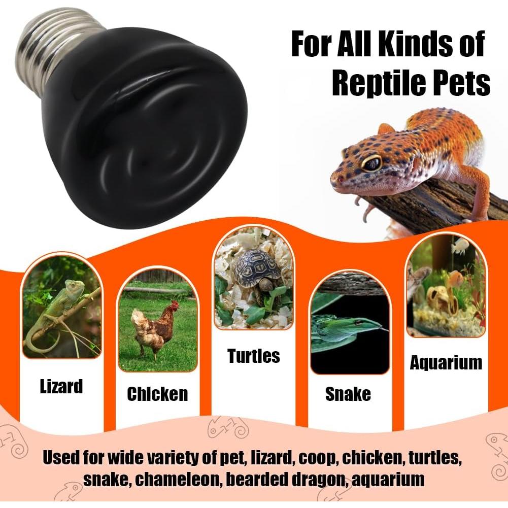 Mini Lámpara de Calor Infrarroja Cerámica APlayfulBee 50W