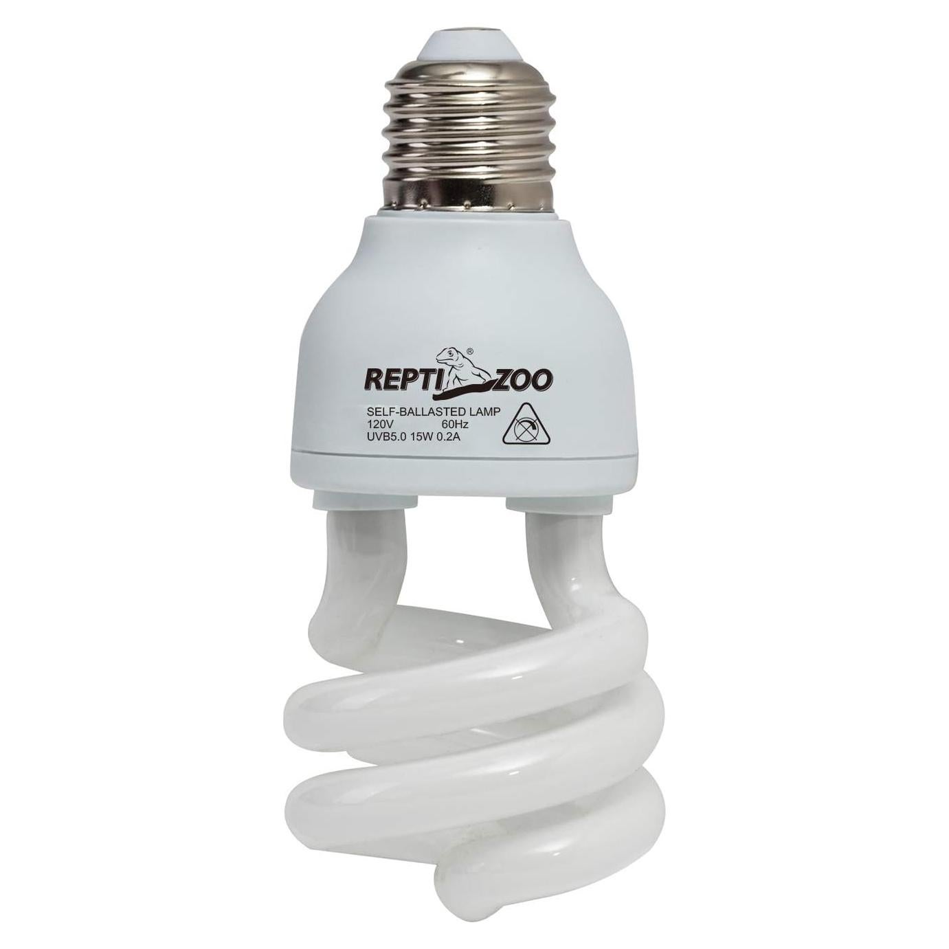 Lámpara de Calor UVB 15W Repti Zoo para Reptiles