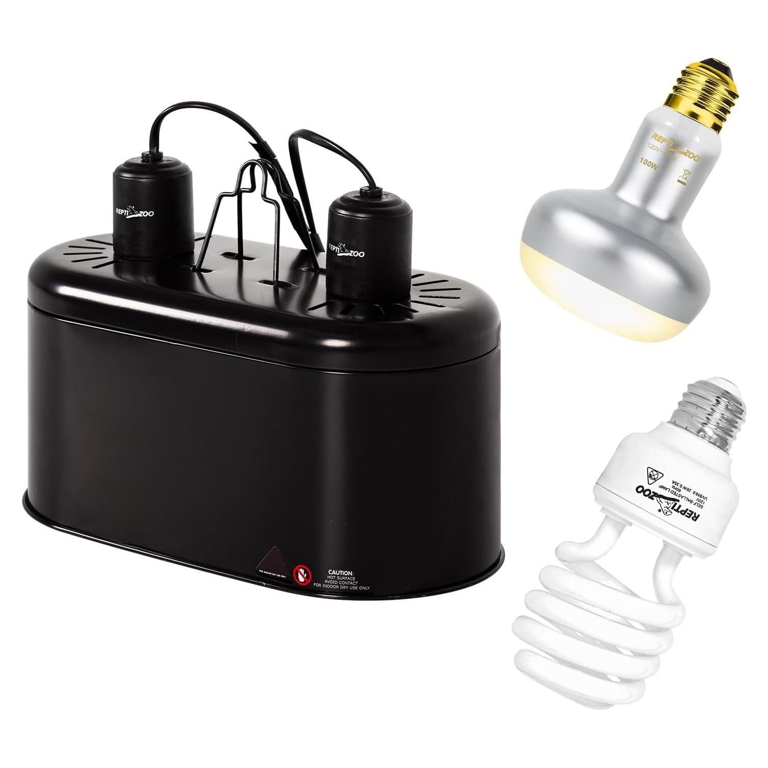Lámpara de Calor UVA 100W y UVB 26W REPTIZOO para Reptiles