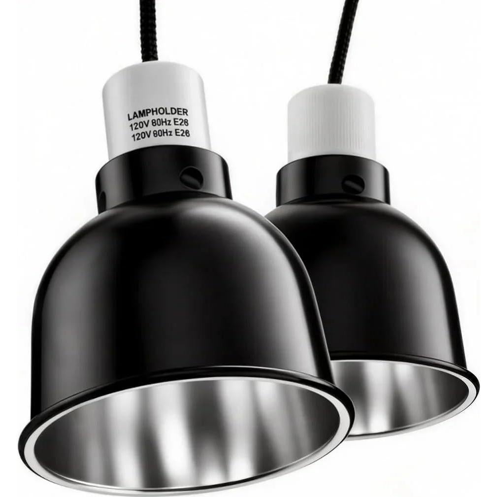 Lámpara para Reptiles 2-Pack AlxamolTools 13.97cm 150W