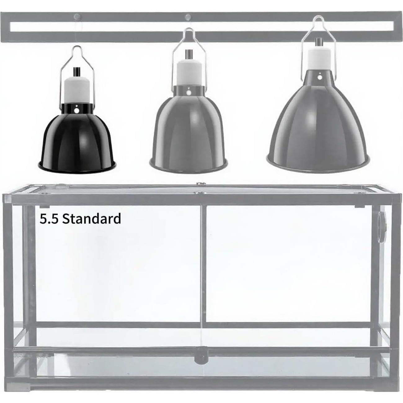 Lámpara para Reptiles 2-Pack AlxamolTools 13.97cm 150W