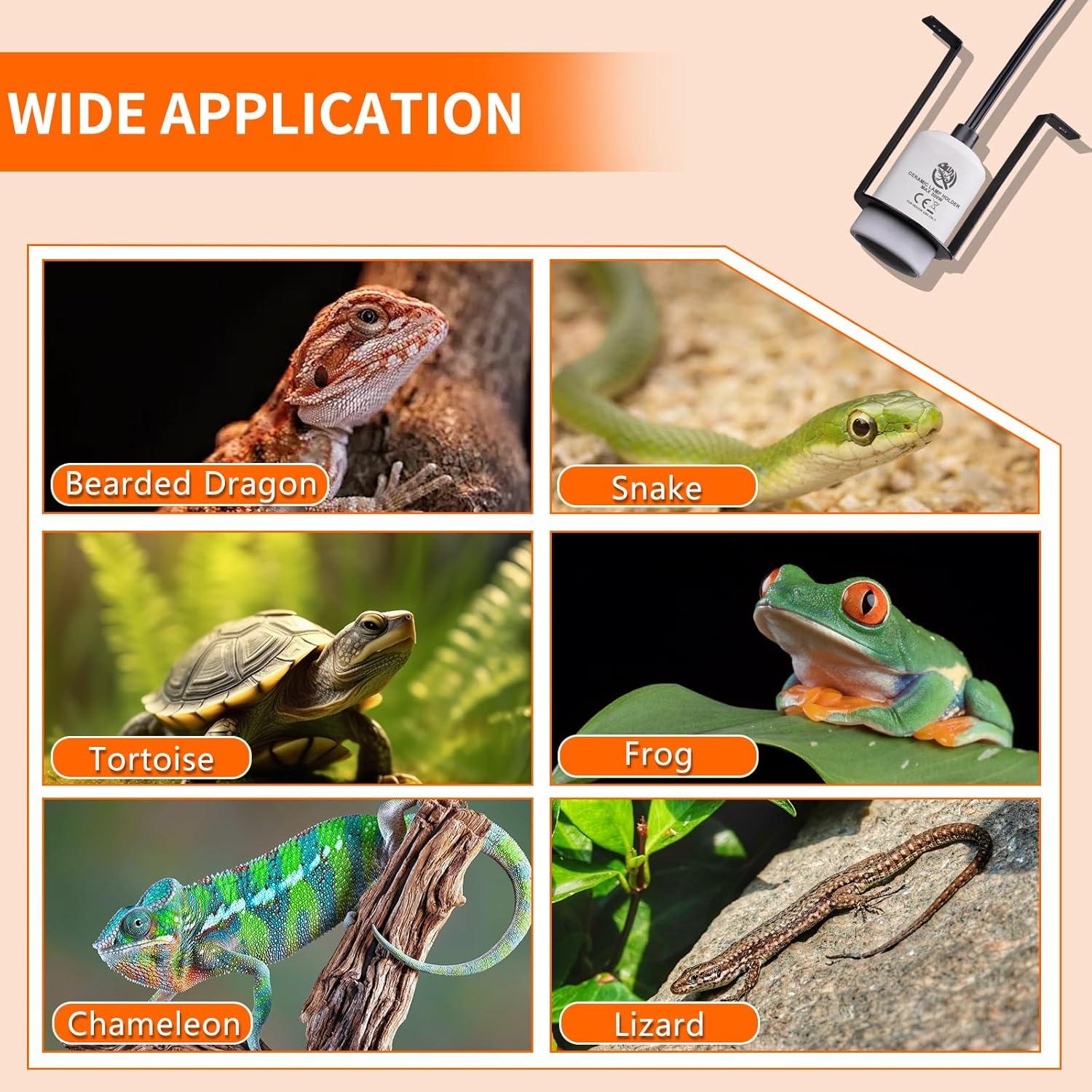 Soporte de Lámpara de Calor Cerámica REPTI HOME 300W