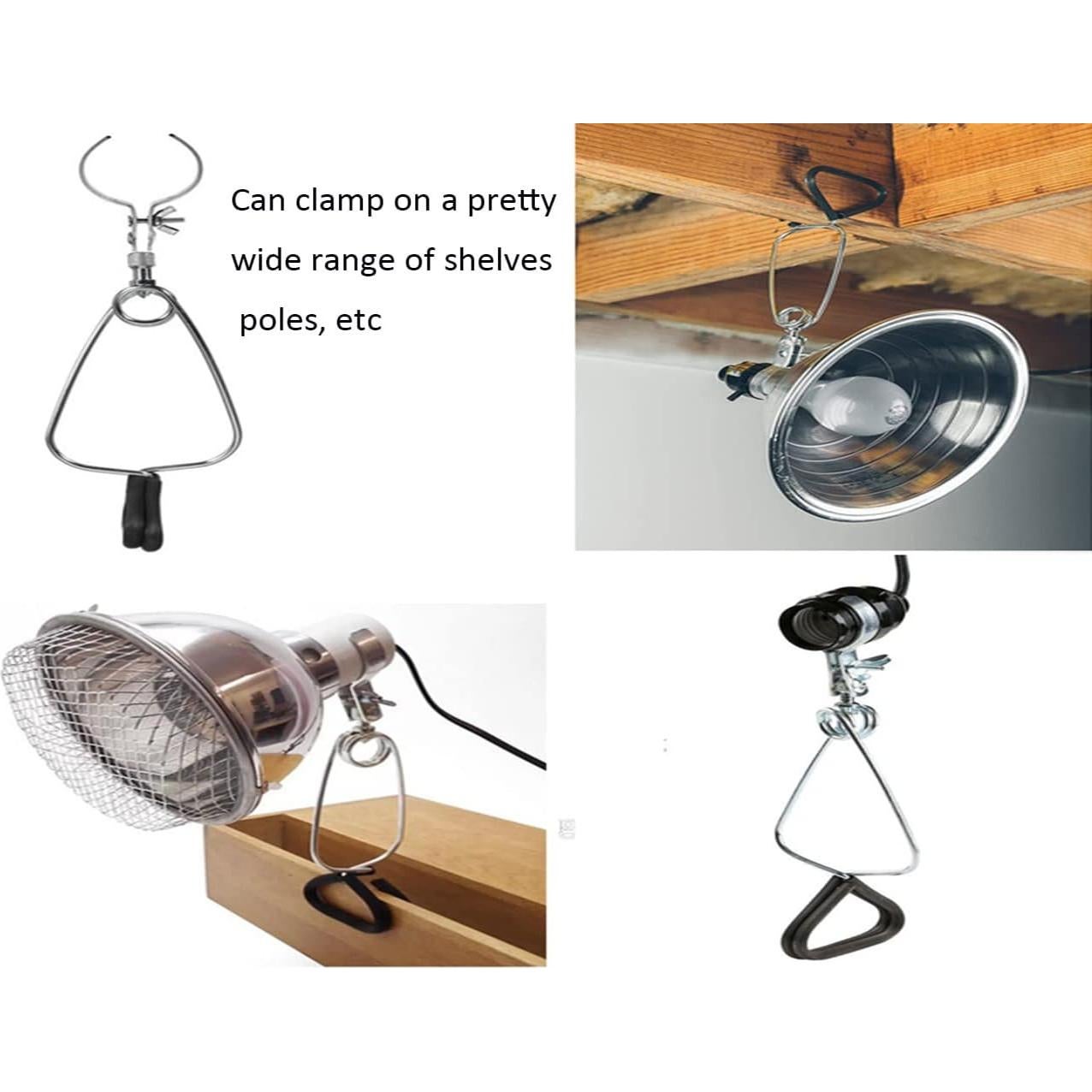 Soporte de Lámpara Ajustable TWDRTDD para Reptiles E27