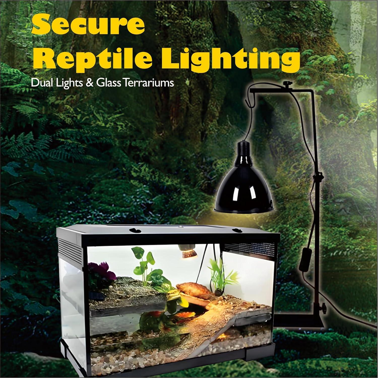 Clip de Resorte Universal para Domo de Iluminación Reptiles - Paquete de 2