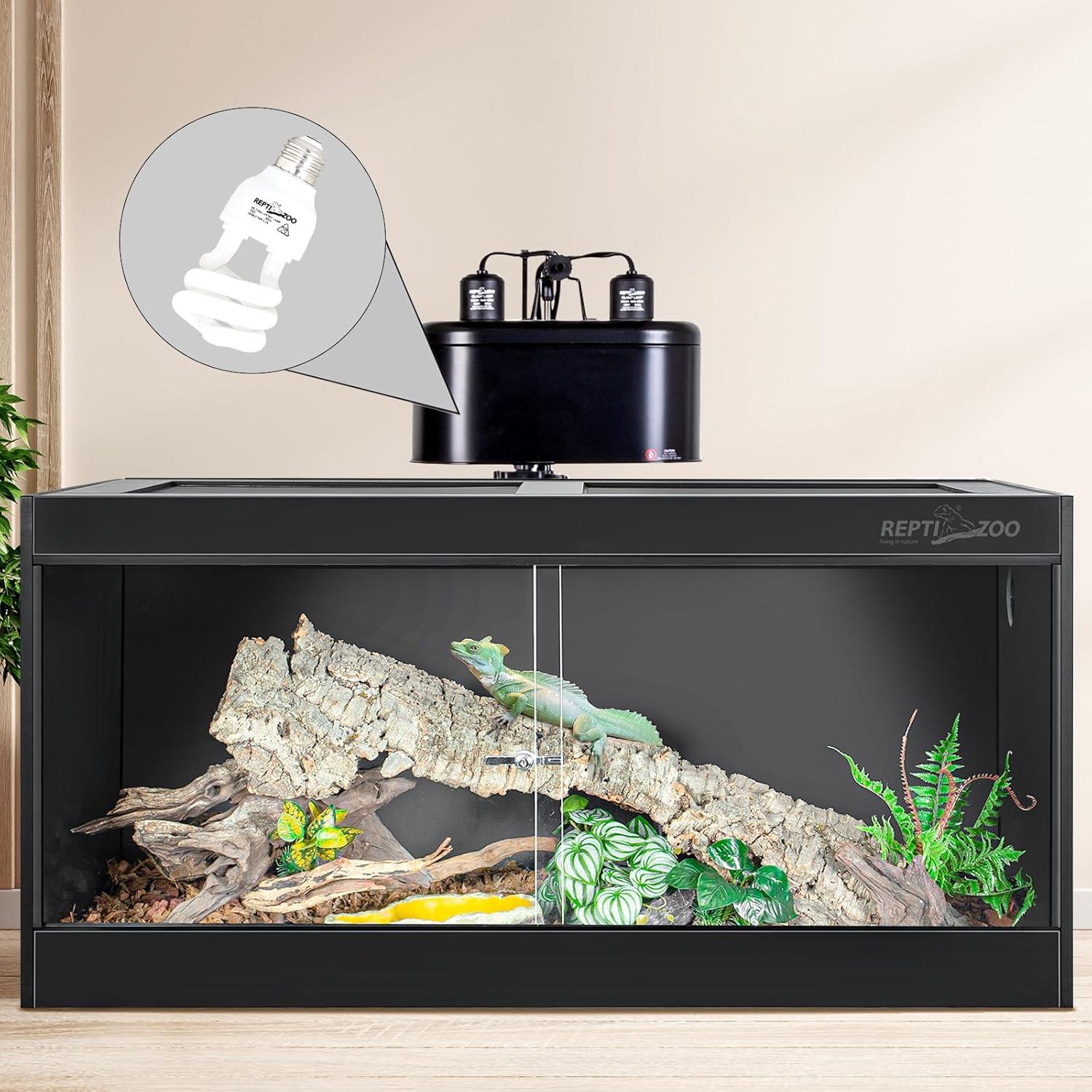 Luz UVB REPTI ZOO 5.0 15W para Reptiles Tropicales - Paquete de 2