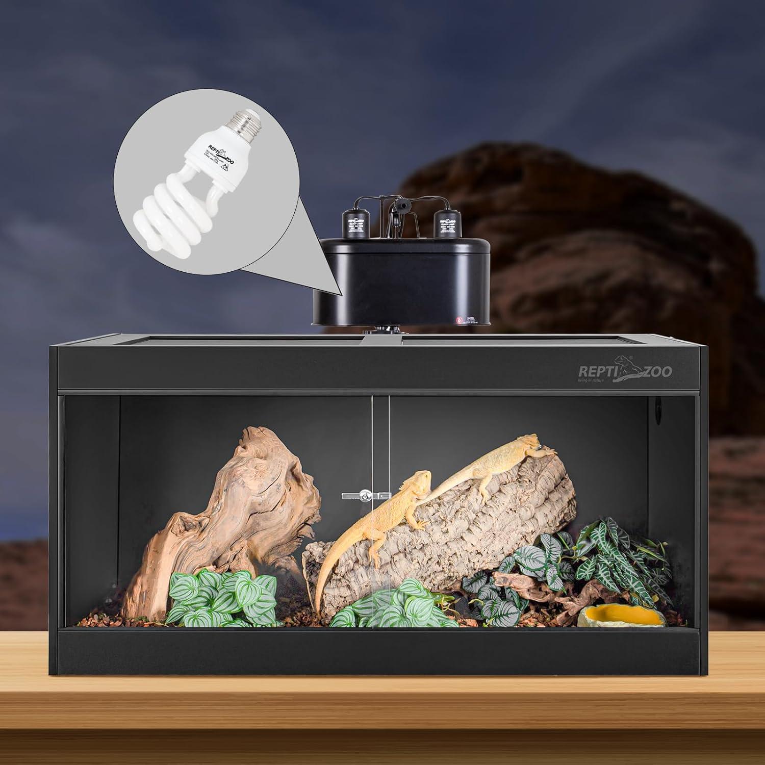 Luz UVB REPTI ZOO 10.0 26W para Reptiles - Paquete Doble