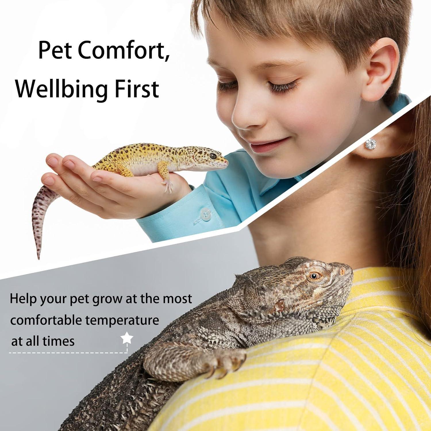 Bombillas de Calor para Reptiles Vinaco G9 50W Regulables UVA UVB