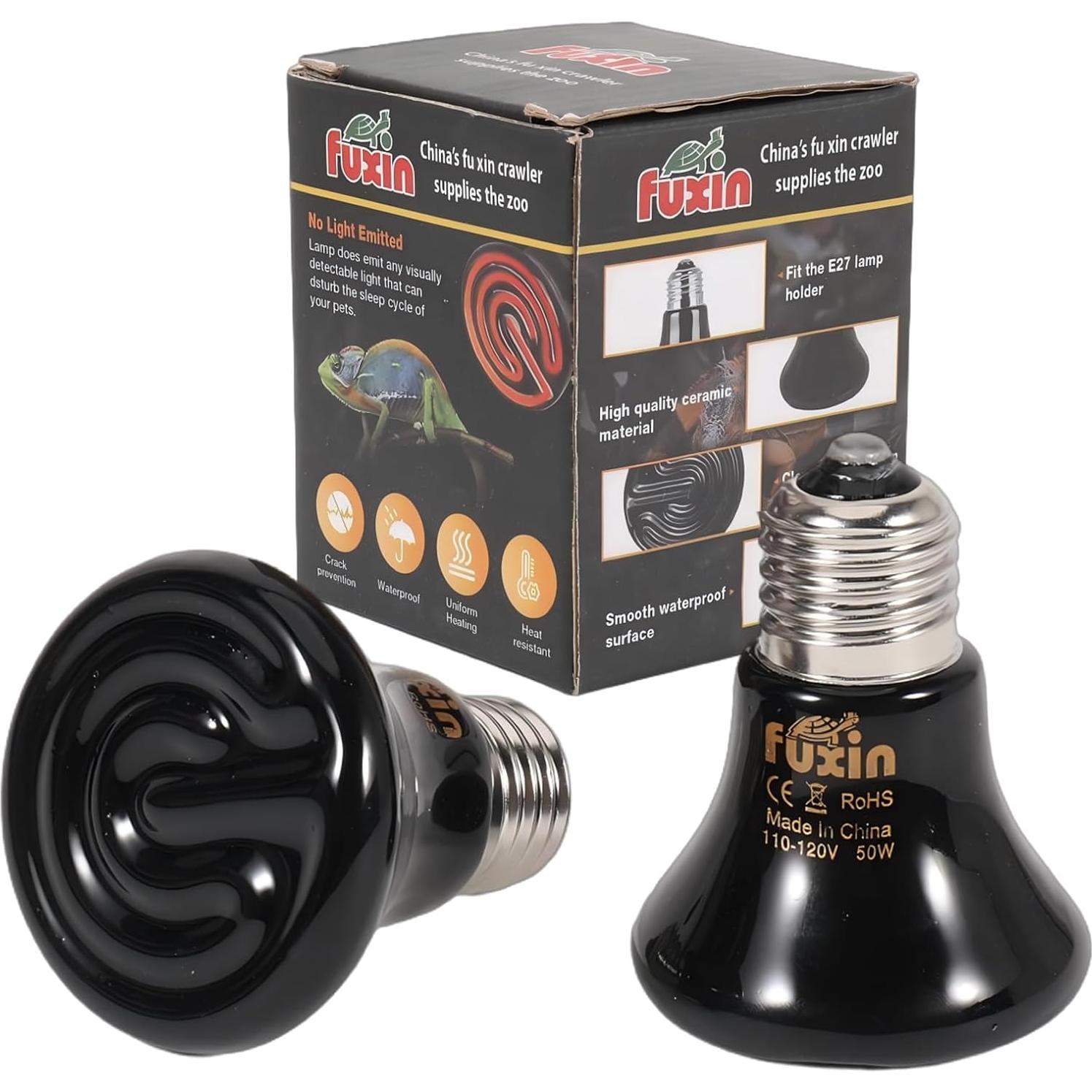 Bombilla de Calor Infrarroja KIMROO 50W E26/E27 para Reptiles