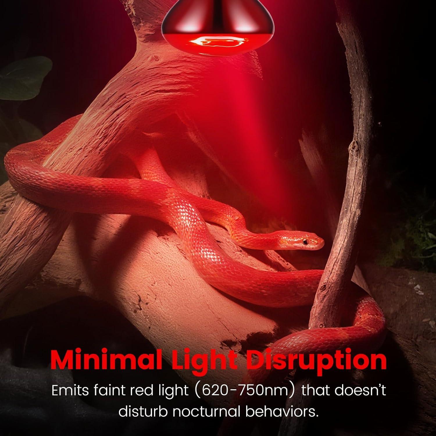 Paquete de 2 Lámparas de Calor Infrarrojo 150W REPTITRIP