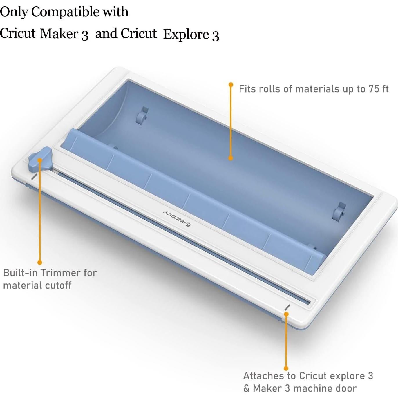 Soporte de Rollo de Vinilo RANCOVY con Cortador para Cricut