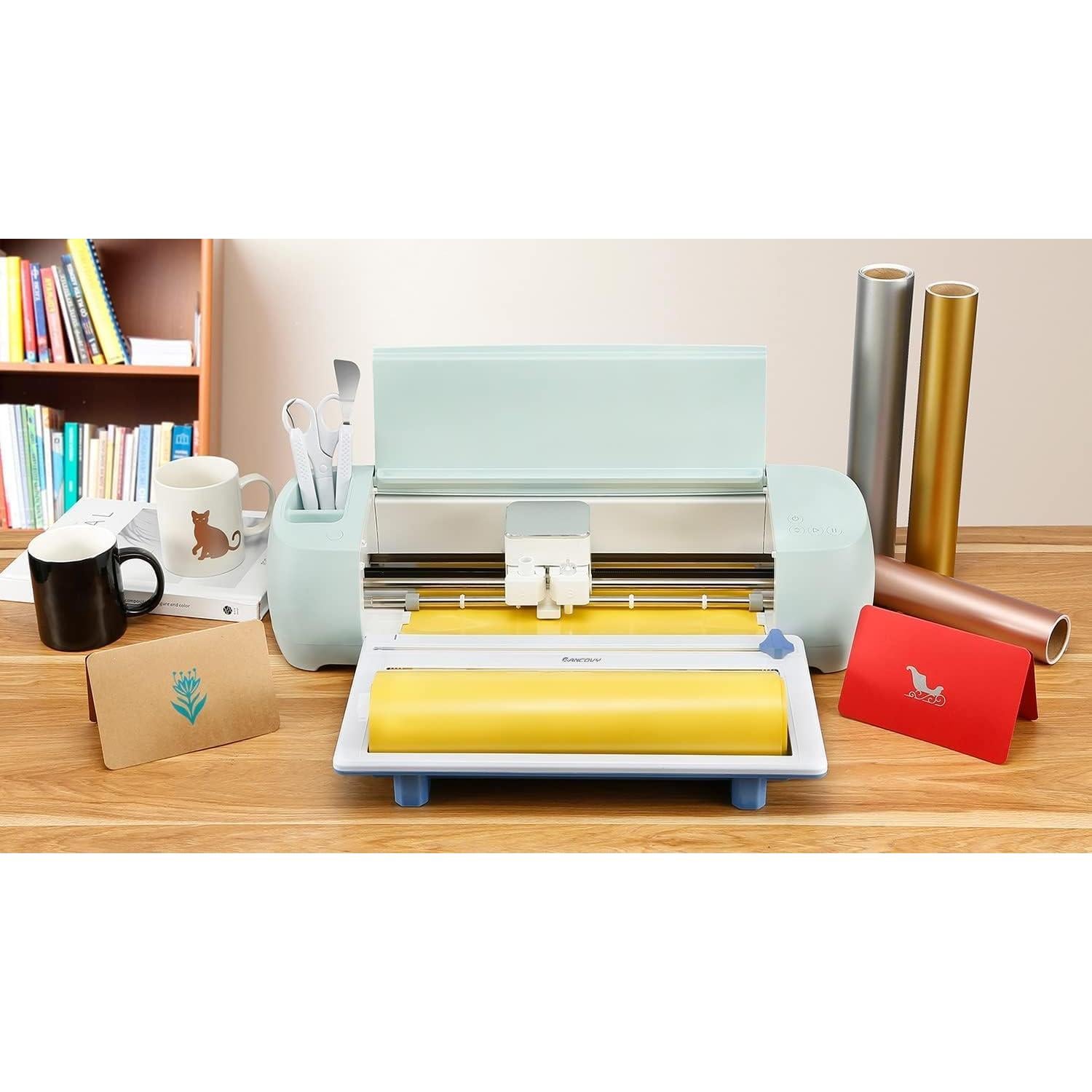 Soporte de Rollo de Vinilo RANCOVY con Cortador para Cricut