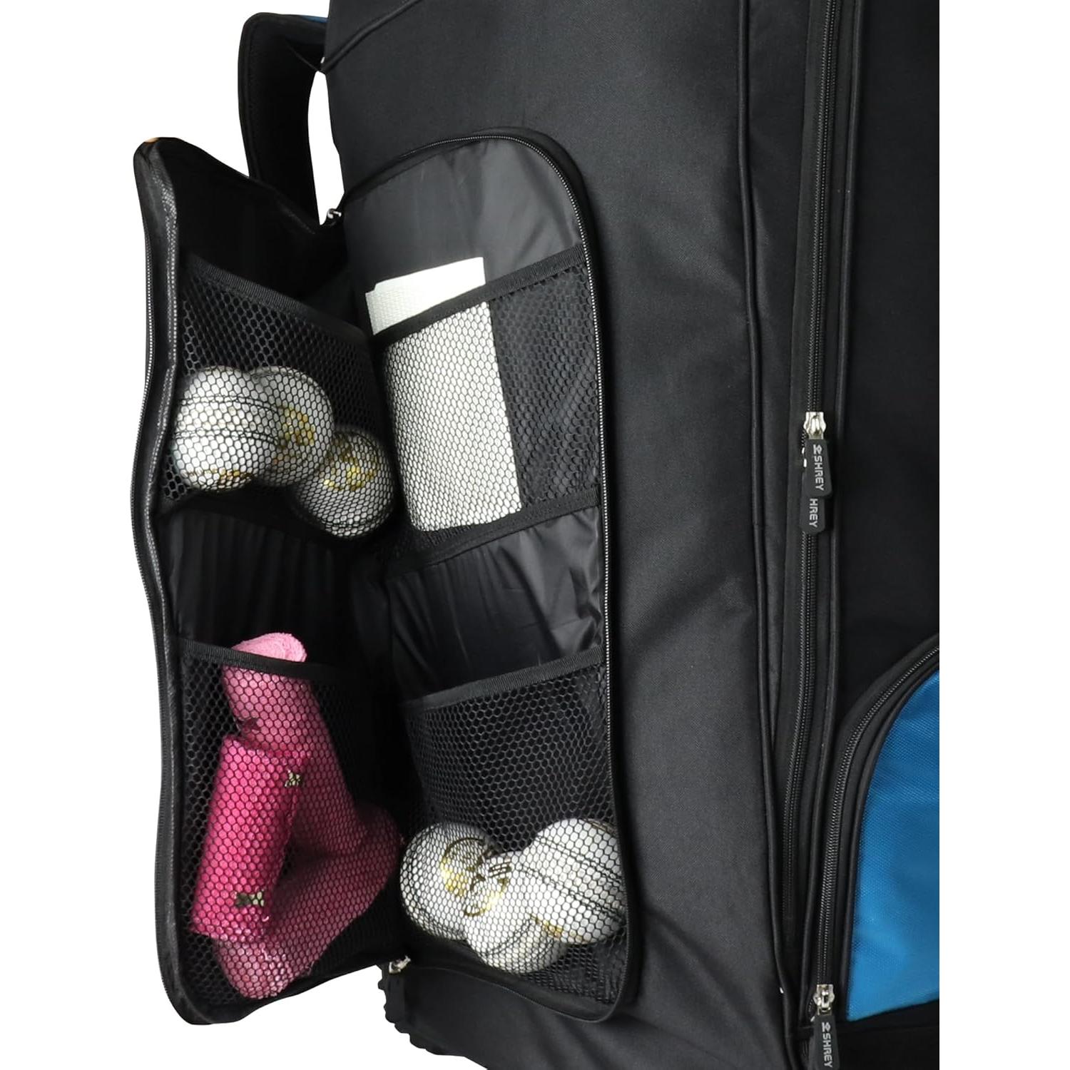 Bolsa de Cricket Shrey Pro Duffle 137L Negro/Azul