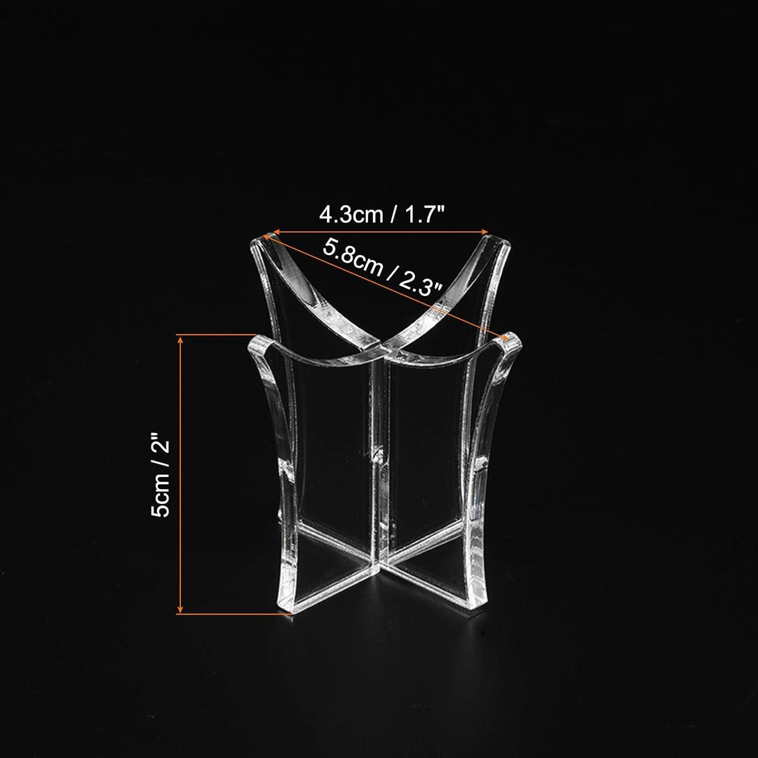 Soporte de Exhibición para Pelotas PATIKIL Acrílico Transparente - Paquete de 2