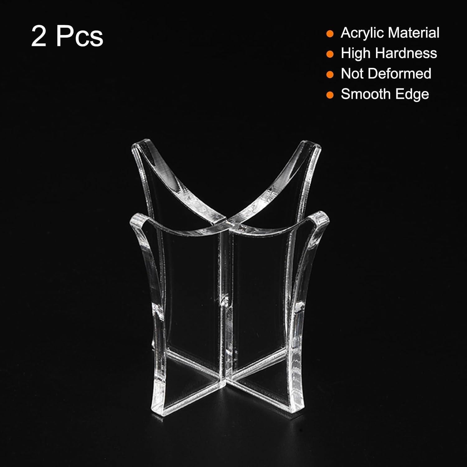 Soporte de Exhibición para Pelotas PATIKIL Acrílico Transparente - Paquete de 2