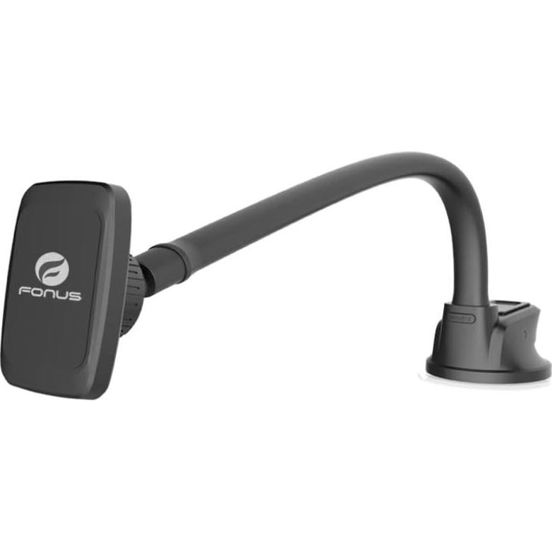 Soporte Magnético para Auto Selna con Ventosa Fuerte y Cuello Flexible