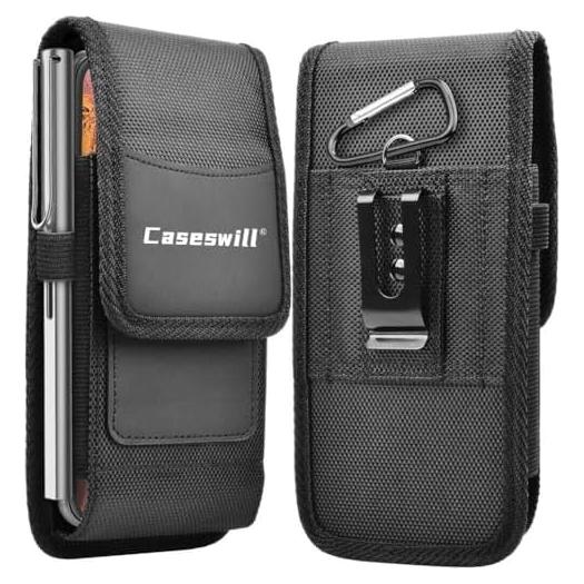 Funda de Nylon Caseswill para Cricket Icon 2026 - Negro