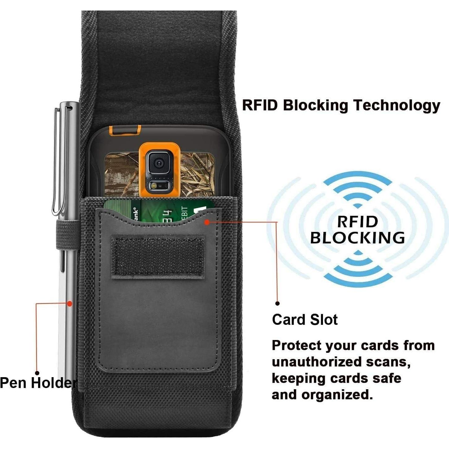 Funda de Nylon Caseswill para Cricket Icon 2026 - Negro