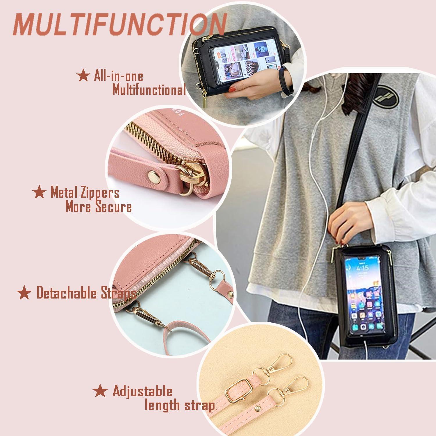 Funda Cruzada DAMONDY para Cricket Icon Plus 2026 - Rosa