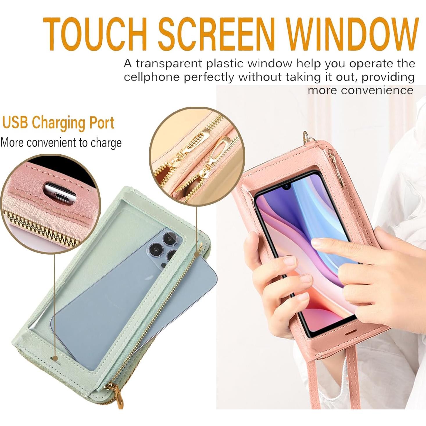 Funda Cruzada DAMONDY para Cricket Icon Plus 2026 - Rosa