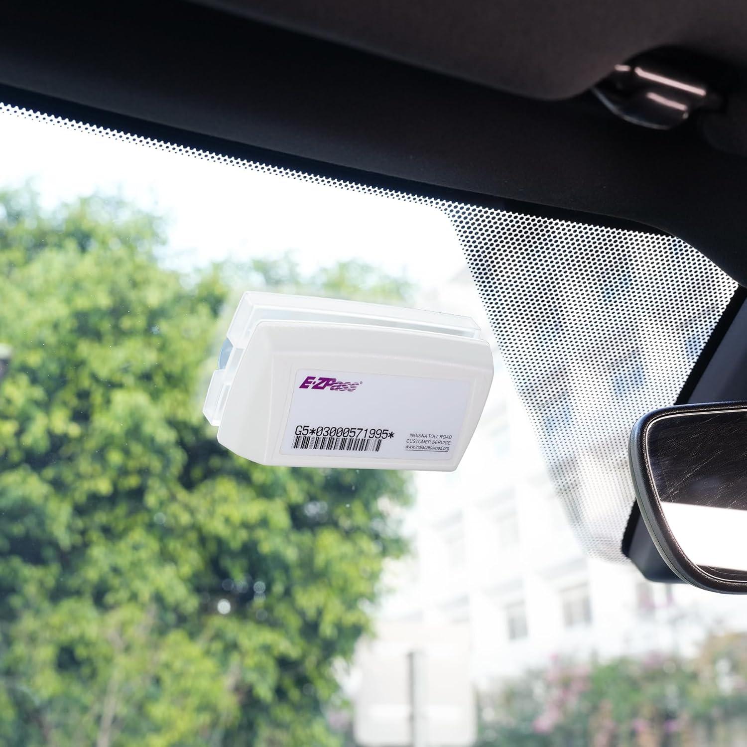 Soporte EZ Pass JUSTTOP para parabrisas con ventosas fuertes