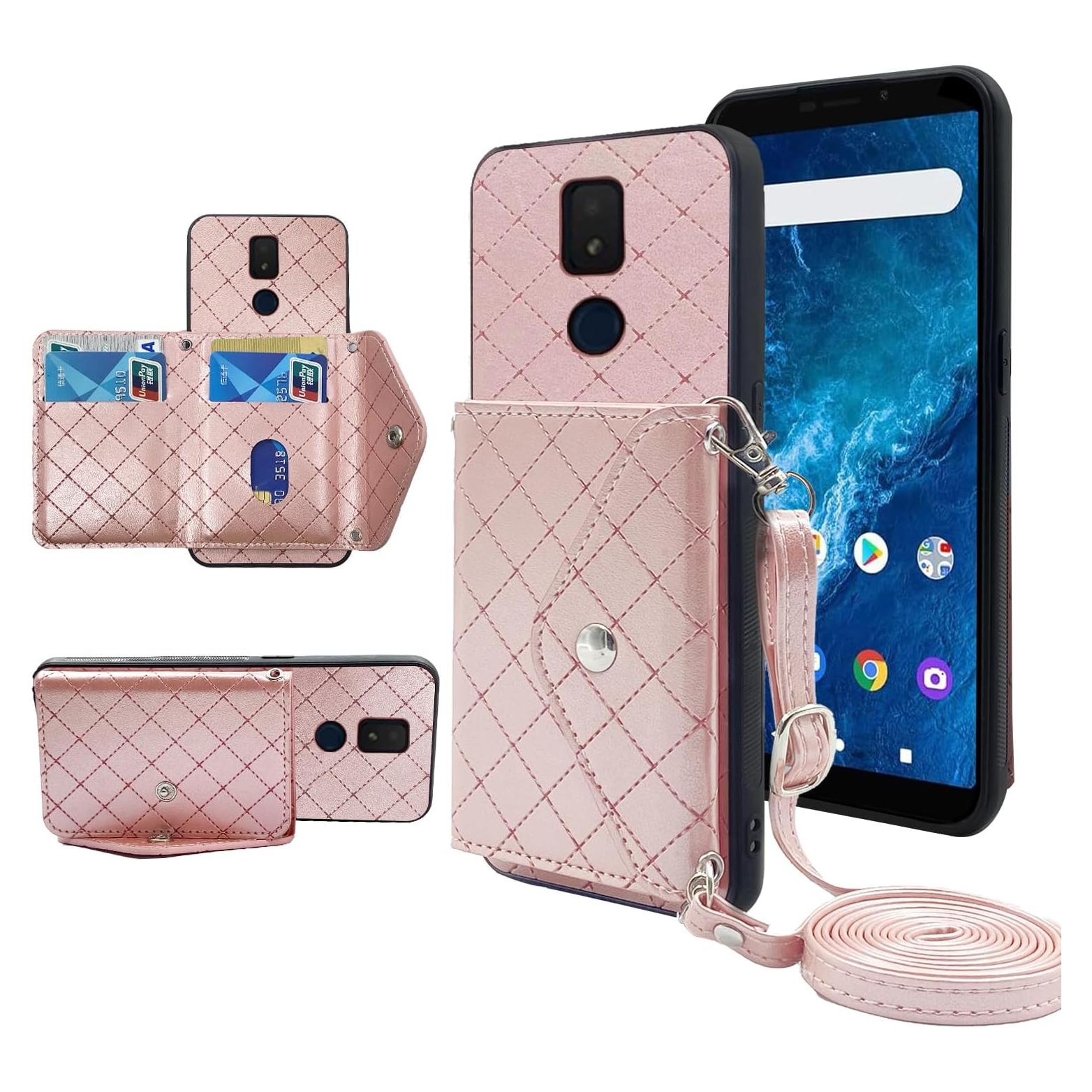 Funda Rosa Furiet con Correa Cruzada para Cricket Icon 3