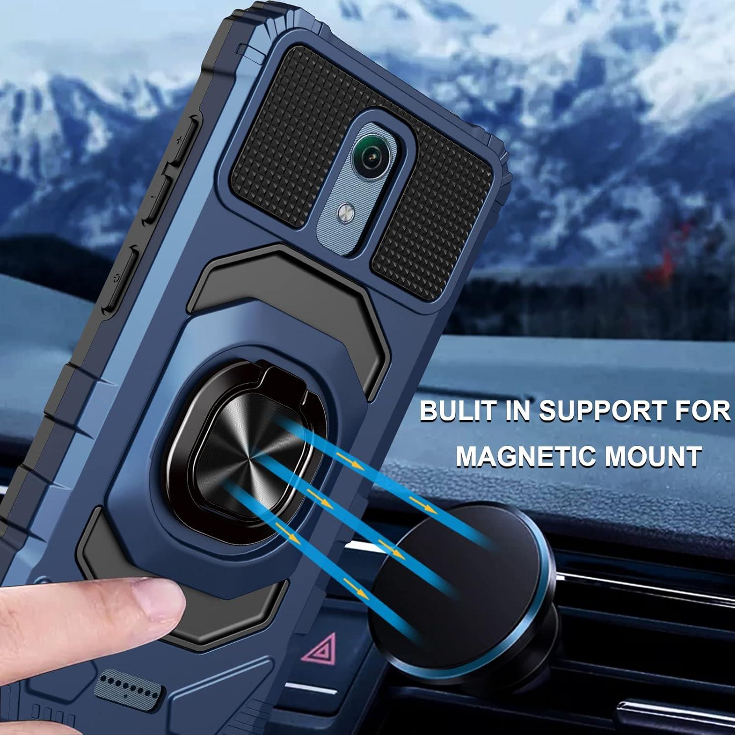 Funda Ailiber con Protector de Pantalla para Wiko y AT&T - Azul