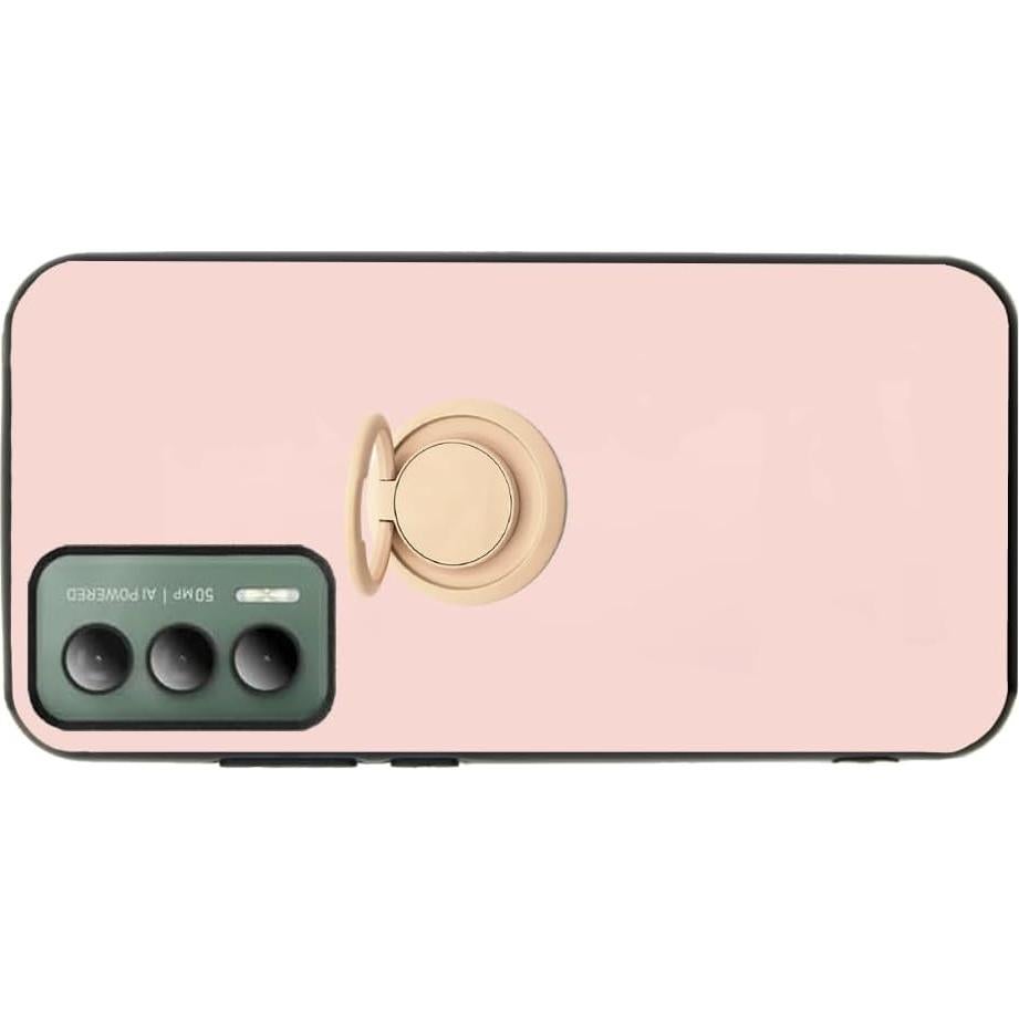 Funda TPU Rosa con Soporte 360° para AT&T Jetmore / Cricket Outlast