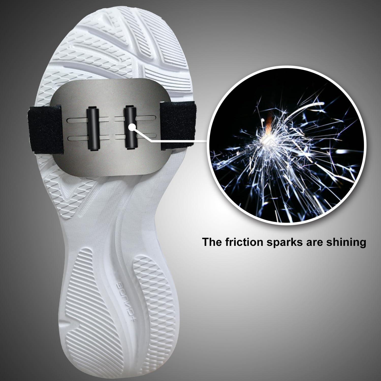 Pad de Chispas TUOBITUO para Patineta y Bicicleta, Negro