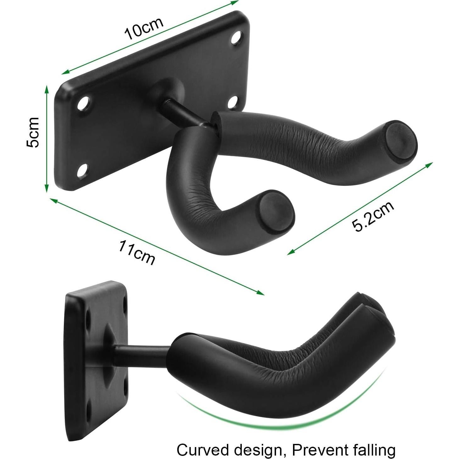 Soporte de Pared para Skateboard Coolrunner - 2 Unidades, Negro