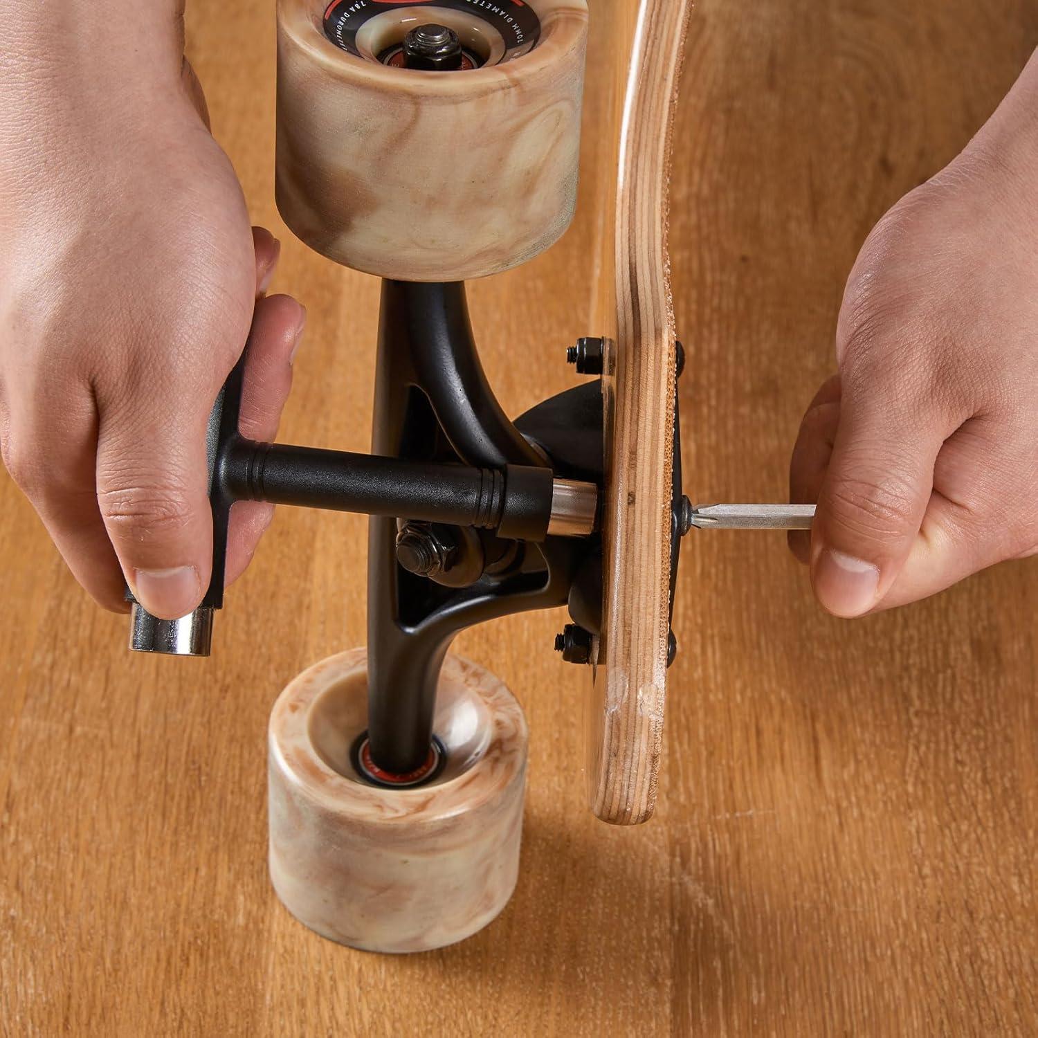 Kit de Herramientas para Patineta YOKIVE - 40 Piezas, Negro