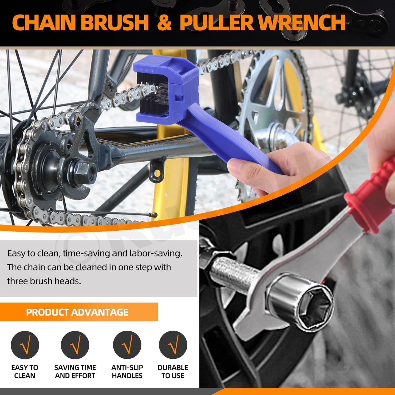 Kit de Herramientas de Reparación de Cadena Rustark 12 Piezas