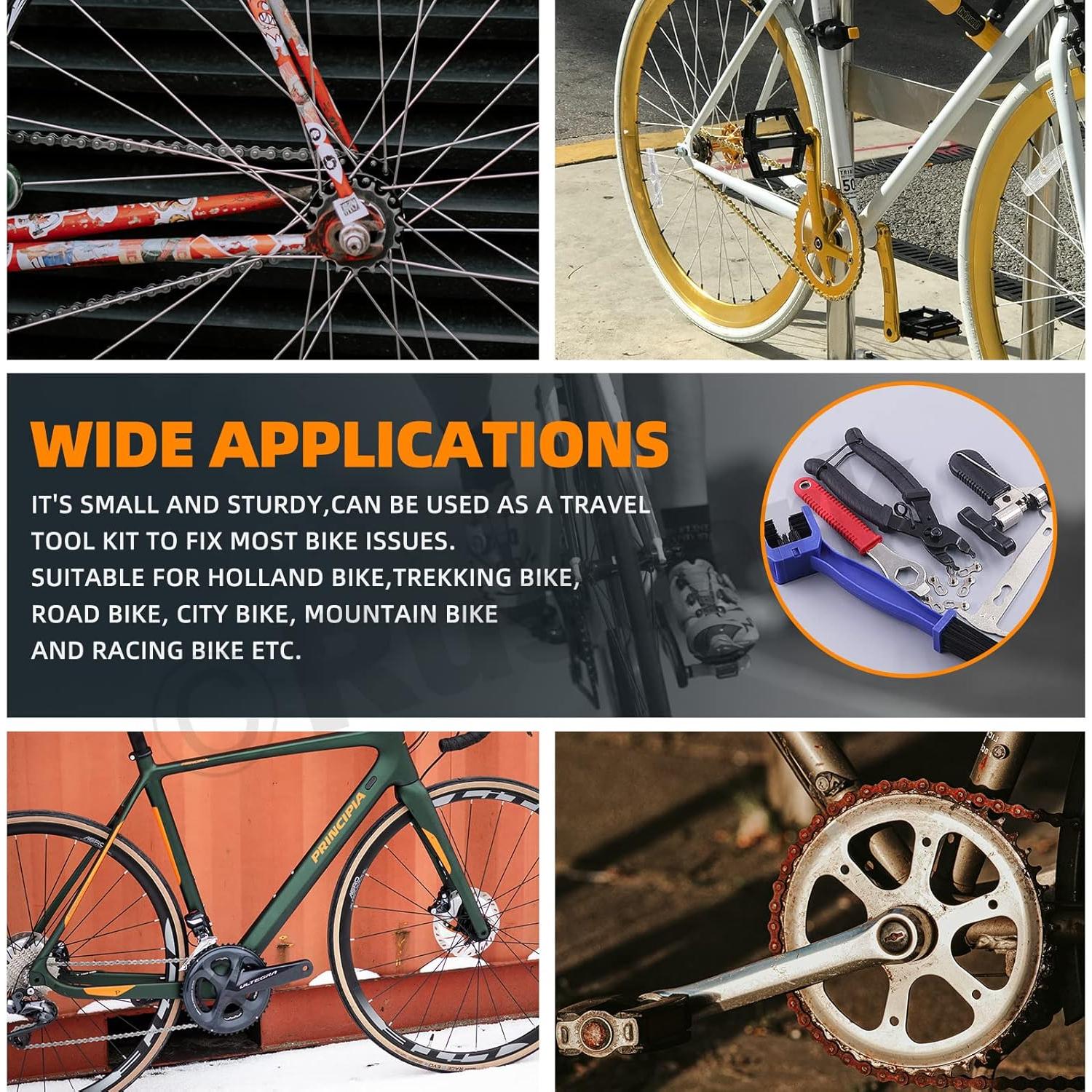 Kit de Herramientas de Reparación de Cadena Rustark 12 Piezas