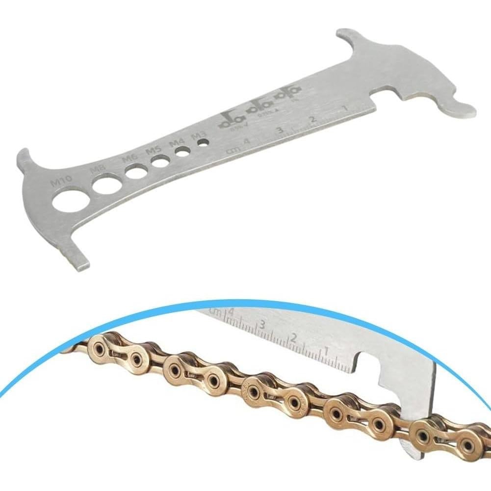 Herramienta de Medición de Cadena 3 en 1 Floweringbeter - Acero Inoxidable