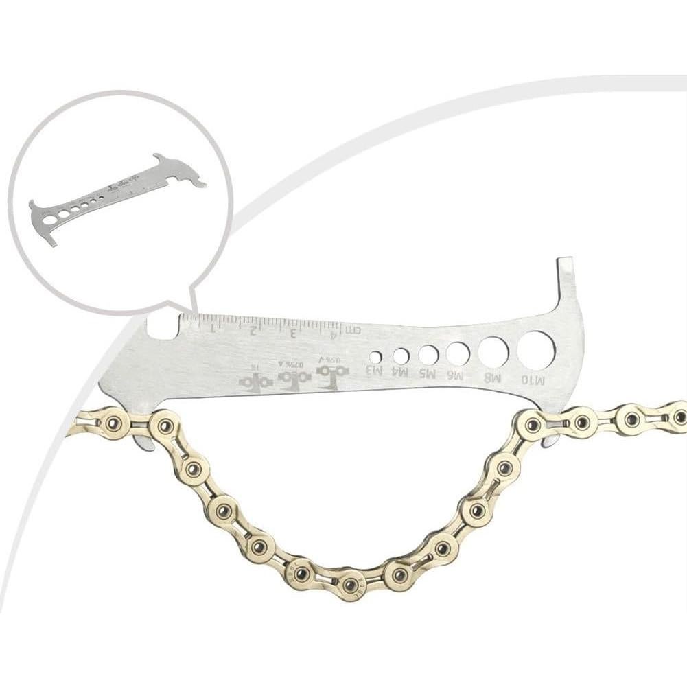 Herramienta de Medición de Cadena 3 en 1 Floweringbeter - Acero Inoxidable