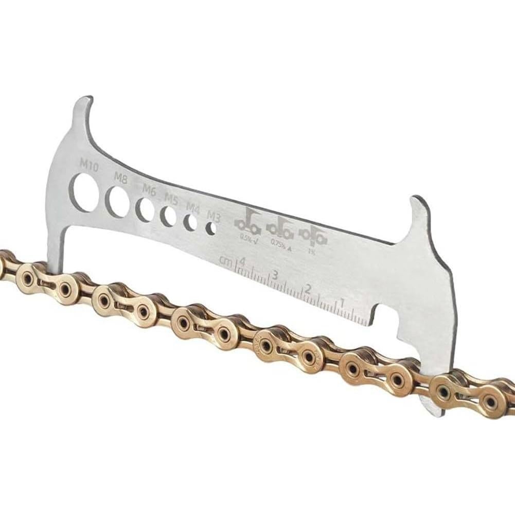 Herramienta de Medición de Cadena 3 en 1 Floweringbeter - Acero Inoxidable