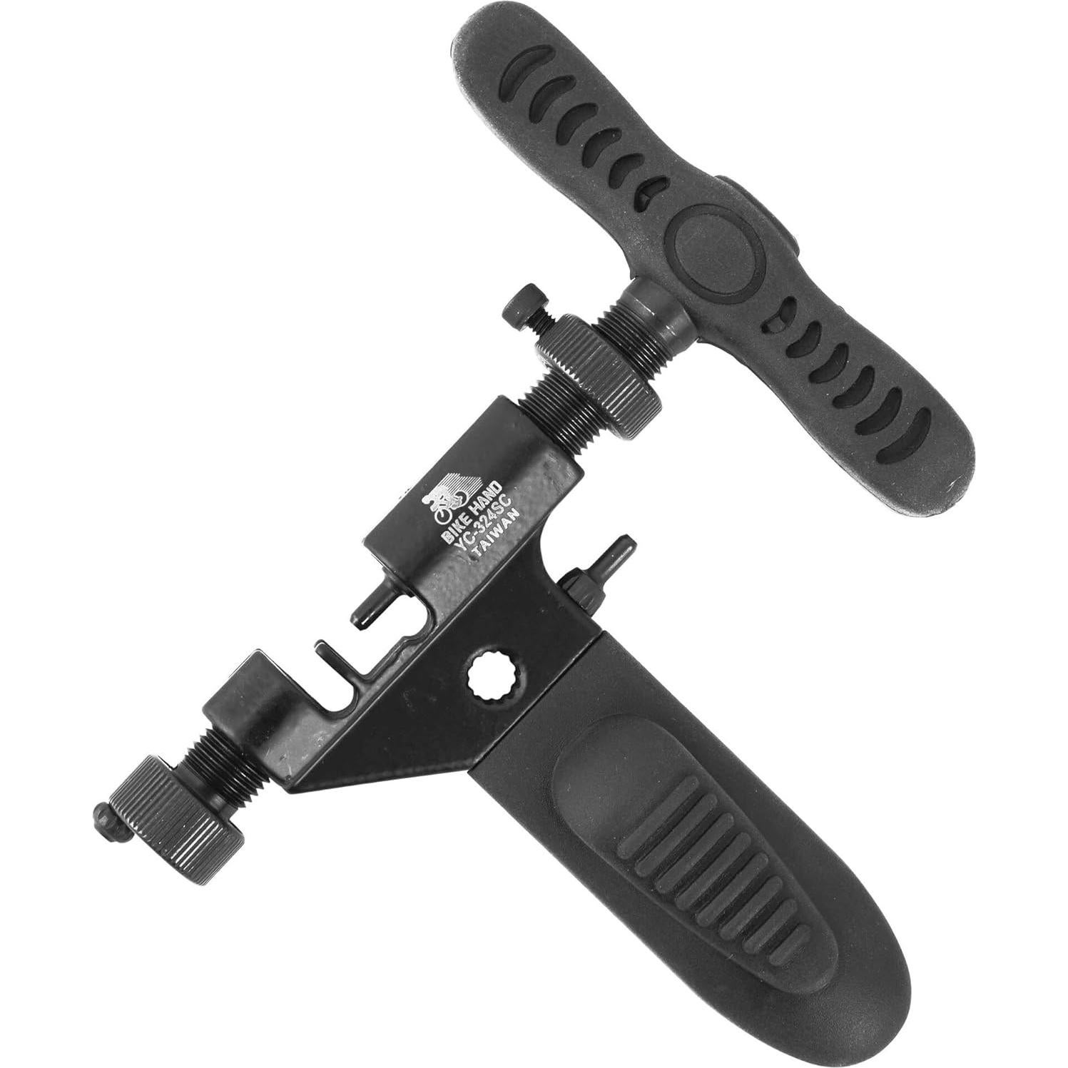 Herramienta de ruptura de remaches BikeHand YC-324SC para cadenas de 1 a 12 velocidades